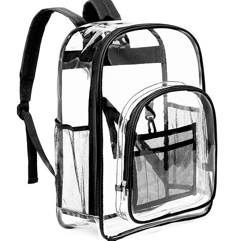 stadium approved clear vinyl backpacks